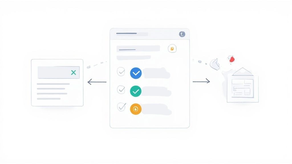 A person working on a laptop with an event planning dashboard on the screen, showing RSVP analytics.