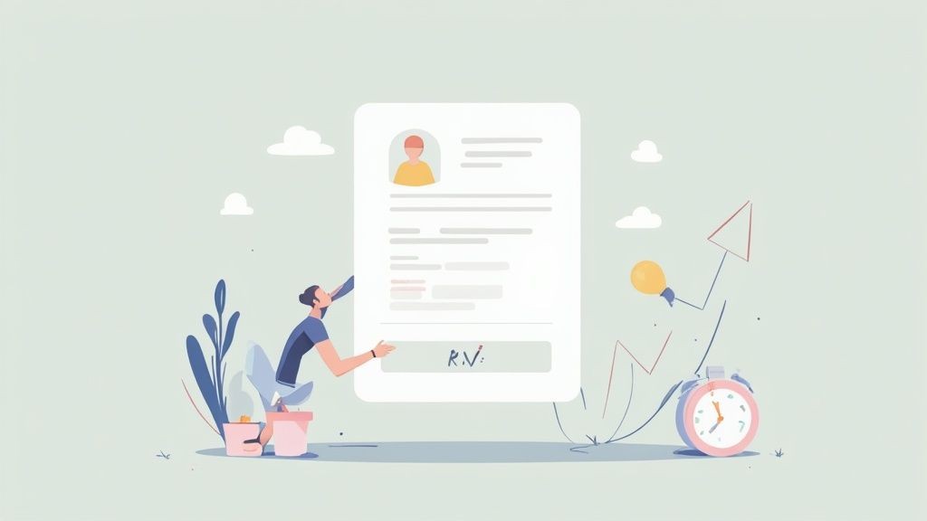 Group of people at an event looking happy and engaged