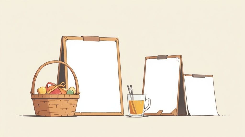 Bidders participating in a silent auction at a school fundraiser