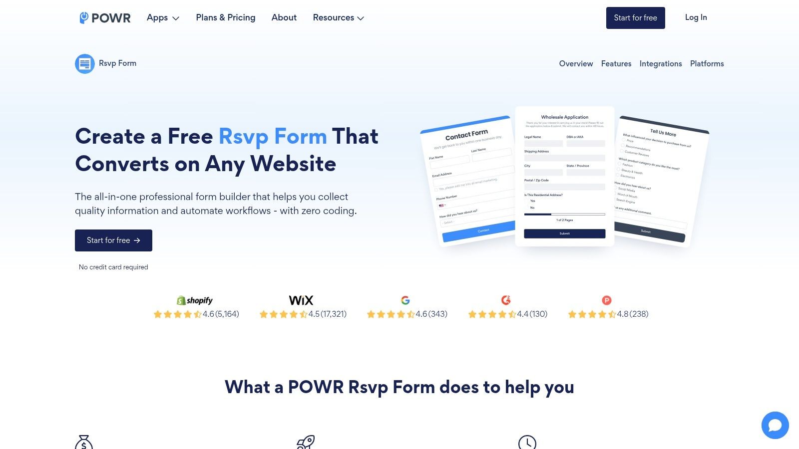 POWR RSVP Form