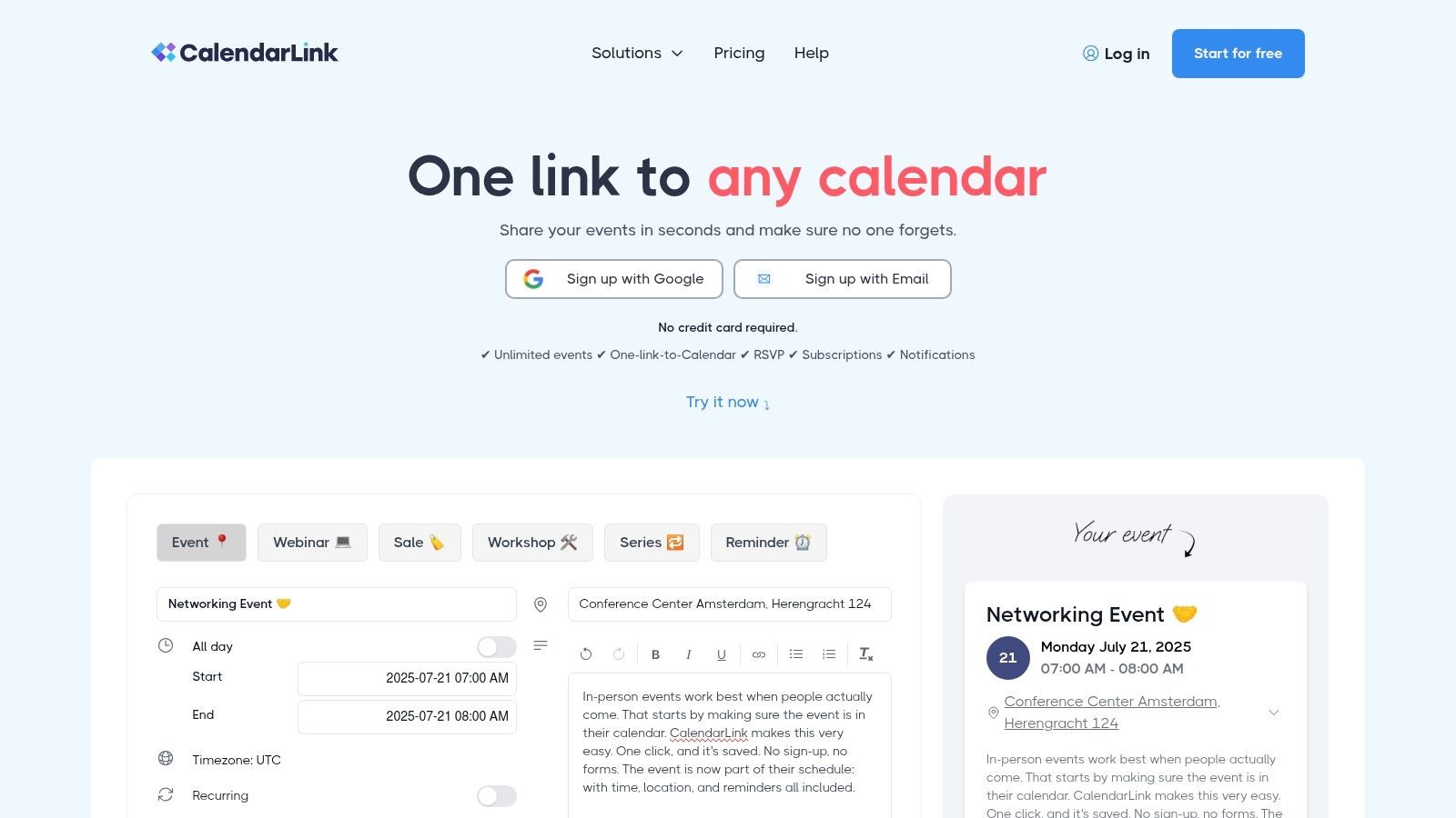 CalendarLink